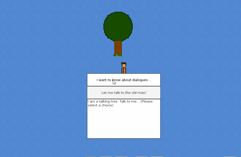 One path of the resulting dialogue