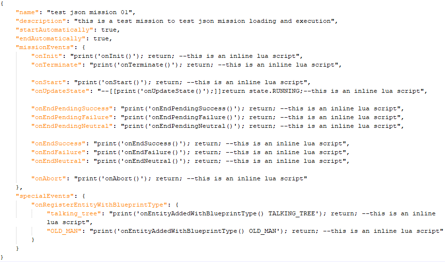 Example of a .json mission file